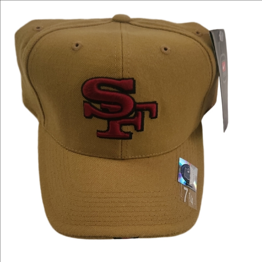 Nike Team 2000s Tan & Red NFL SF 49ers Logo Cap